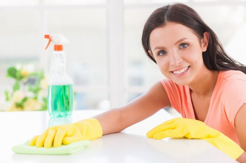 Professional upholstery cleaning for a sofa in Stockwell