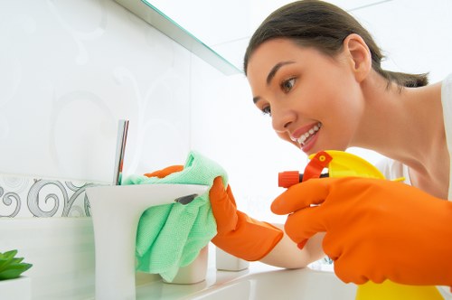 Move-out cleaning preparation for a property in Stockwell