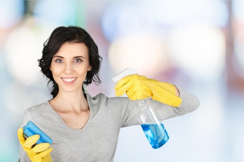 Professional carpet cleaning equipment in use during a service appointment